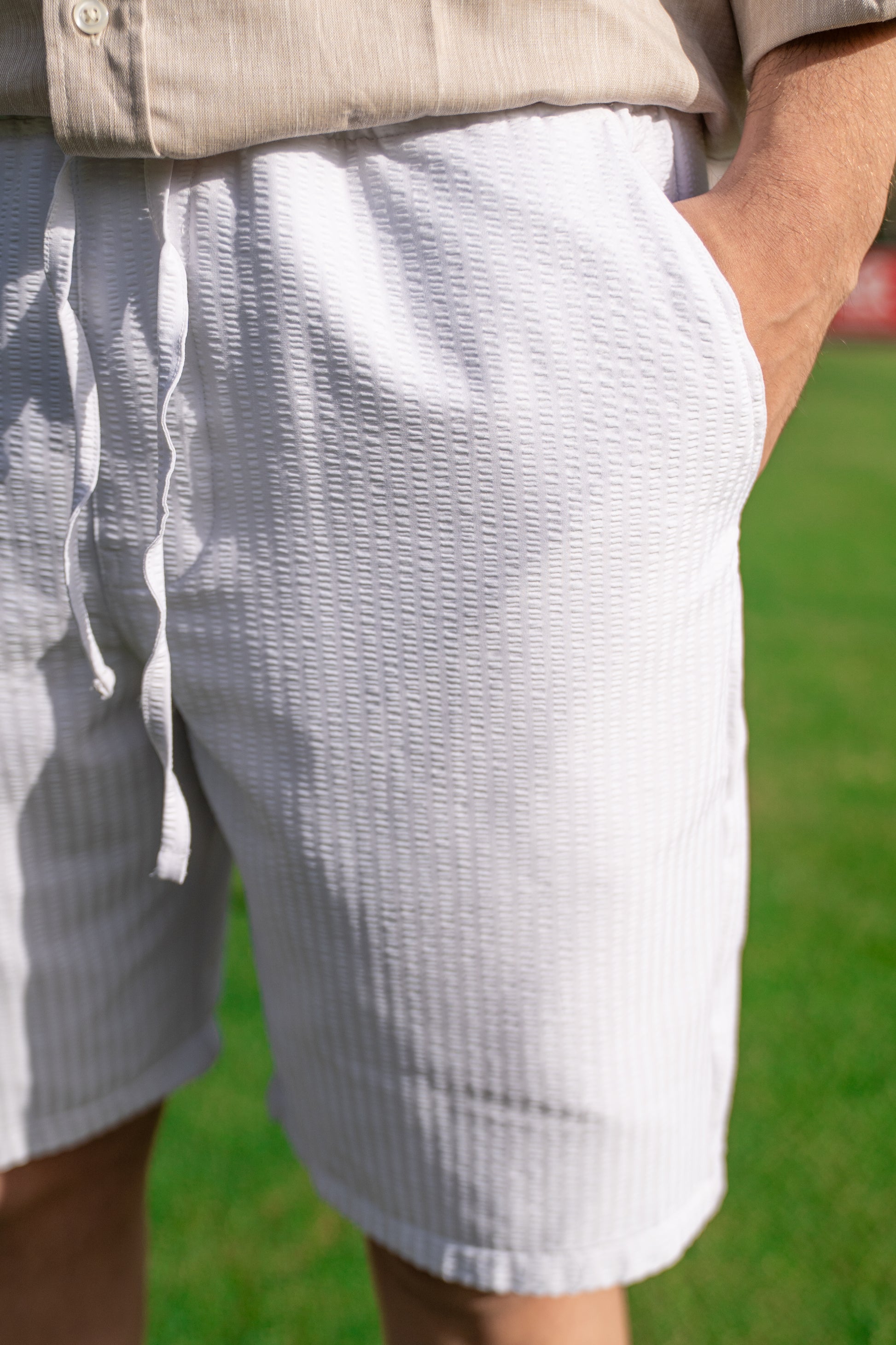 White Shorts